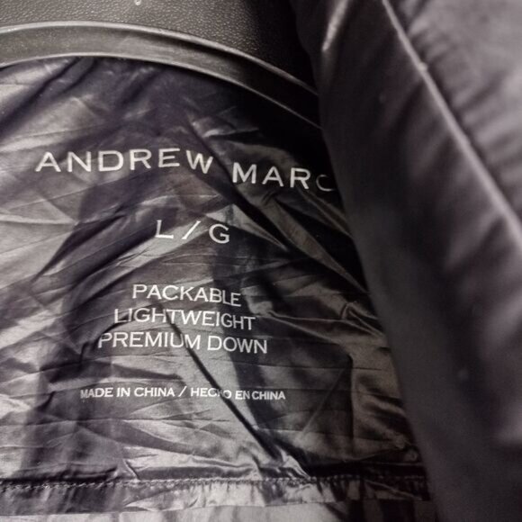 Andrew Marc down puffer jacket - Picture 3 of 6